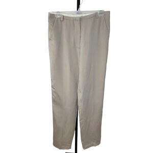 3.1 Phillip Lim Womens Silk Tapered Trouser Pants Size 6 High Waist Dove Gray